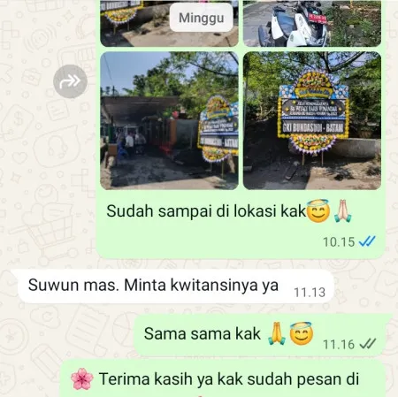 Pengiriman Papan Bunga Duka Sukanagara Padaherang