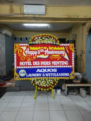 Papan Bunga di Sukanagara Padaherang